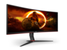 Monitor 34 AOC CU34G2X/BK, WQHD, VA, Freesync, zakrivljeni, 144Hz, 1ms, HDMI, DP, VGA, gaming