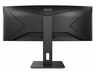 Monitor 34 AOC CU34P2A, WQHD, VA, Adaptive Sync, zakrivljeni, 100Hz, 1ms, HDMI, DP
