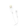 DENMEN D08T Type C USB data kabl 3,6A 1m bela