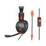MEETION HP099BK, HP RGB, HIFI 7.1, Black-Orange Slušalice
