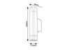 Rabalux Zidne lampe Zircon 5073