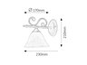 Rabalux Zidne lampe Dorothea 7771