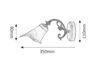 Rabalux Zidne lampe Rustic 3 7091