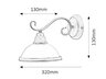 Rabalux Zidne lampe Elisett 2751