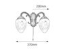 Rabalux Zidne lampe Annabella 8632