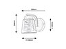 Rabalux Zidne lampe Zenaida 3542