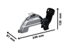 Bosch Professional Dodatni pribor sistema za veliku ugaonu brusilicu GDE 180-CG 1600A033ZB