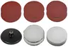Einhell 10-delni set pribora za brušenje i poliranje 150mm, Pribor za CC-PO 1100/2 (2xG60, 2xG80, 2xG120, 2x pamuk za poliranje, 1x gumeni disk, 1x sundjer)