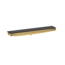 Hansgrohe Rainfinity Polished Gold Optic zidni priključak za tuš creva sa držačem ručnog tuša levo i policom 26843990