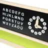 KINDER HOME Dečija drvena tabla sa magnetima i dodacima šarena V12B103