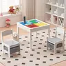 KINDER HOME Dvostrani dečiji sto sa 2 stolice šareni TF-6705