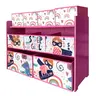 KINDER HOME Organizator za igračke i knjige roze TF-6018