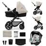 Kinderkraft kolica za bebe set 3u1 moov 2 siva KSMOOV02GRYEV00