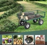 Multi Garden Transportna kolica za baštu 200 kg sa bočnim panelima koji se otvaraju, točkovi na naduvavanje 1017