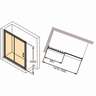 Huppe Classics 2 Chrome 1500 tuš vrata dvodelna visine 2000mm sa providnim Anti-Plaque staklom C20412.069.322