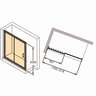 Huppe Classics 2 Chrome 1200 tuš vrata dvodelna visine 2000mm sa providnim Anti-Plaque staklom C20409.069.322