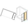 Huppe Classics 2 Chrome 800 fiksni panel visine 2000mm sa providnim Anti-Plaque staklom C20510.069.322