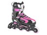 Roler pw126b roza crni pvc šina abec5 vel.m (37-40)