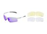 Venzo naočare u kutiji 100% uv 2 para stakala belo ljubičasto
