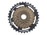 Račna shimano 7 faz 14-34t mega range brown black amftz317434t