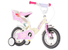 Bicikl visitor lovely little princess 12" belo roze