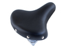 Sedlo crno retro comfort gel sa nitnama dupla opruga