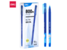 DELI ROLER GEL  0.5mm, 800M plavi ispis EG62-BL