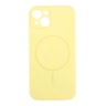 Magsafe Lux iPhone 15, Yellow Silikonska Maska