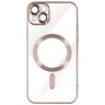 Magsafe iPhone 15, Lila Silikonska Maska