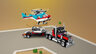 LEGO Kamion s ravnom platformom i helikopterom 31146