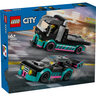 LEGO Trkački auto i auto-transporter 60406