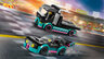 LEGO Trkački auto i auto-transporter 60406
