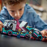 LEGO Trkački auto i auto-transporter 60406