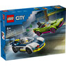 LEGO Jurnjava policijskog automobila i masel kara 60415
