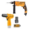 INGCO Aku set alata - Aku odvijač 12 V + El. Bušilica 810W COSLI 23041E