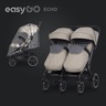 Eurocart easy go echo savana beige kolica za blizance W/EA/ECHO/SB