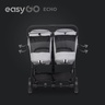 Eurocart easy go echo cloudy grey kolica za blizance W/EA/ECHO/CG