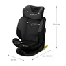 KINDERKRAFT AUTO SEDISTE I-FIX i size 40-150cm GRAPHITE BLACK KCIFIX00BLK0000