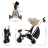 KINDERKRAFT TRICIKL JAZZ 2 BEIGE KRJAZZ02BEG0000