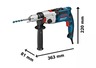 BOSCH Professional udarna bušilica GSB 21-2 RCT