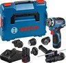 BOSCH Professional akumulatorski odvrtač GSR 12V-35 FC, 2x3.0 Ah akumulator, brzi punjač GAL 12V-40, 5 nastavaka, L-BOXX 102 kofer 06019H3008