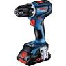BOSCH Professional aku bušilica odvrtač GSR 18V-90 C, 2x 5,0 Ah, L-BOXX