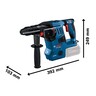 BOSCH Professional bušaći čekić GBH 18V-28 CF + bežični usisivač GDE solo