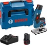 BOSCH Professional akumulatorska glodalica ivica GKF 12V-8, 2x3.0Ah akumulator, punjač GAL 1230, L-BOXX 136 kofer 06016B0000