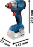 BOSCH Professional set aku alata GDX 18V-285 akumulatorski udarni odvrtač-odvrtač + GSR 185-LI akumulatorska bušilica-odvrtač (2x2.0Ah akumulator, punjač GAL 18V-20, kofer)