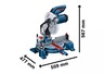 BOSCH Professional preklopna testera GCM 254