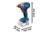 BOSCH Professional set aku alata GDX 18V-285 akumulatorski udarni odvrtač-odvrtač + GSB 185-LI akumulatorska bušilica-odvrtač (2x2.0Ah akumulator, punjač GAL 18V-20, kofer)