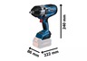 BOSCH Professional akumulatorski udarni odvrtač GDS 18V-1000, 2xGBA 18V 5.0Ah akumulator, brzi punjač GAL 18V-40, L-BOXX 136 kofer