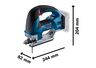 BOSCH Professional akumulatorska ubodna testera GST 18V-155 BC Solo alat