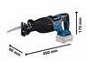 BOSCH Professional akumulatorska sabljasta testera GSA 185-LI, SOLO ALAT